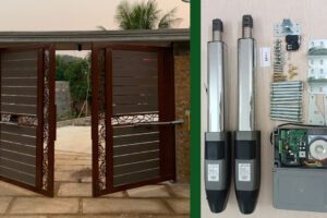 Mẫu cổng tự động 2 cánh đẹp tại Hà Nội
